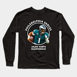 JALEN HURTS - QB - PHILADELPHIA EAGLES Long Sleeve T-Shirt